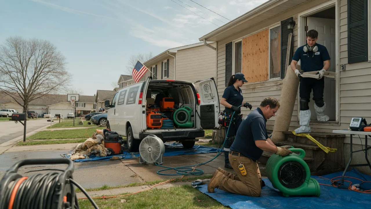 Water Damage Restoration in Belleville, WI near me